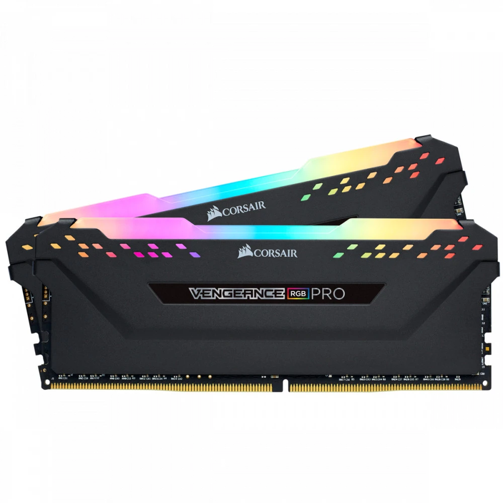 ОЗУ Corsair Vengeance RGB PRO CMW16GX4M2D3600C18 DIMM, DDR4, 16 Гб (2 х 8 Гб), 3600 МГц