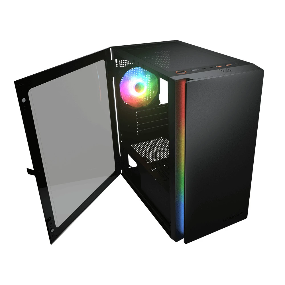 Корпус Cougar Purity RGB Black CGR-5PC4B-RGB Mini-Tower