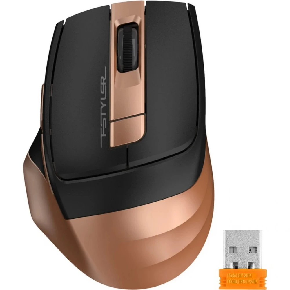 Мышь A4Tech Fstyler FG35 bronze/black FG35 BRONZE Бюджетные, Беспроводная