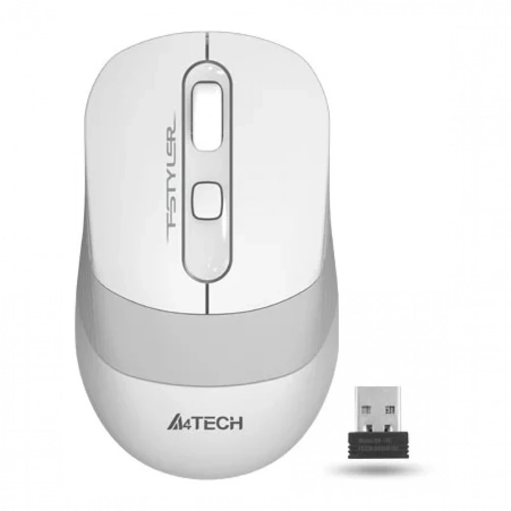 Мышь A4Tech FG10S WHITE Бюджетные, Беспроводная