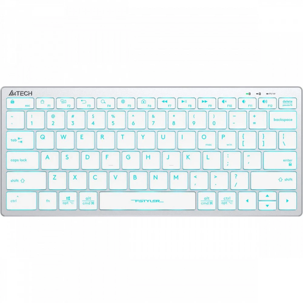 Клавиатура A4Tech Fstyler FX61 White FX61 WHITE Проводная, USB