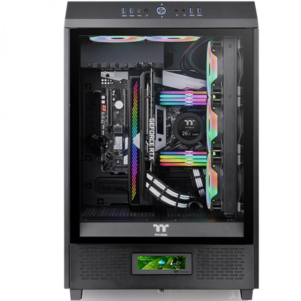 Аксессуар для ПК и Ноутбука Thermaltake ЖК-панель для Tower 500 Series Black AC-062-OO1NAN-A1 LCD панель для корпуса