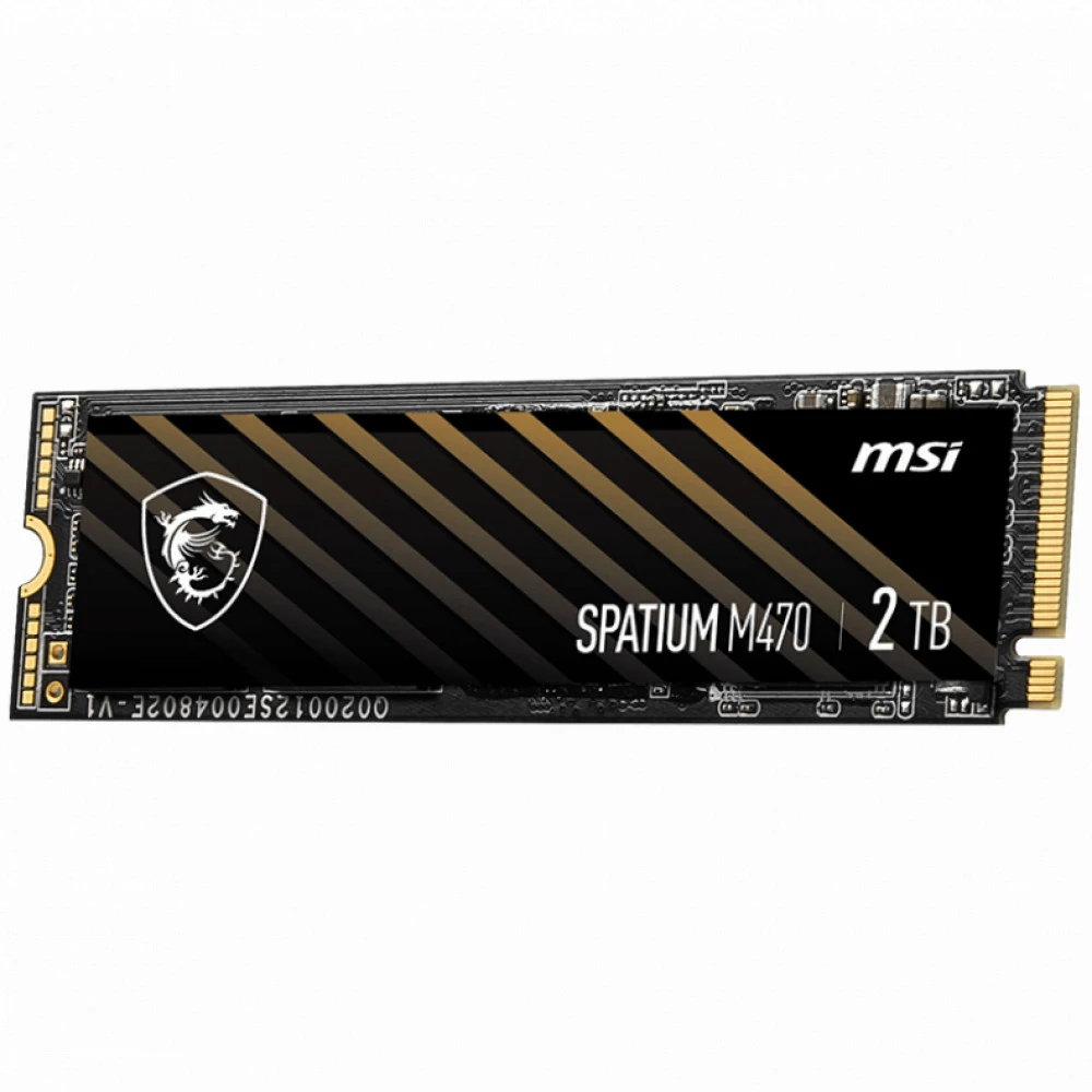 Жесткий диск MSI SPATIUM M470 SPATIUM M470 PCIe 4.0 NVMe M.2 2TB SSD (твердотельные), 2 ТБ, M.2