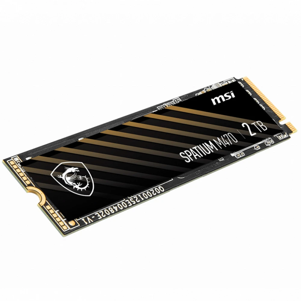 Жесткий диск MSI SPATIUM M470 SPATIUM M470 PCIe 4.0 NVMe M.2 2TB SSD (твердотельные), 2 ТБ, M.2