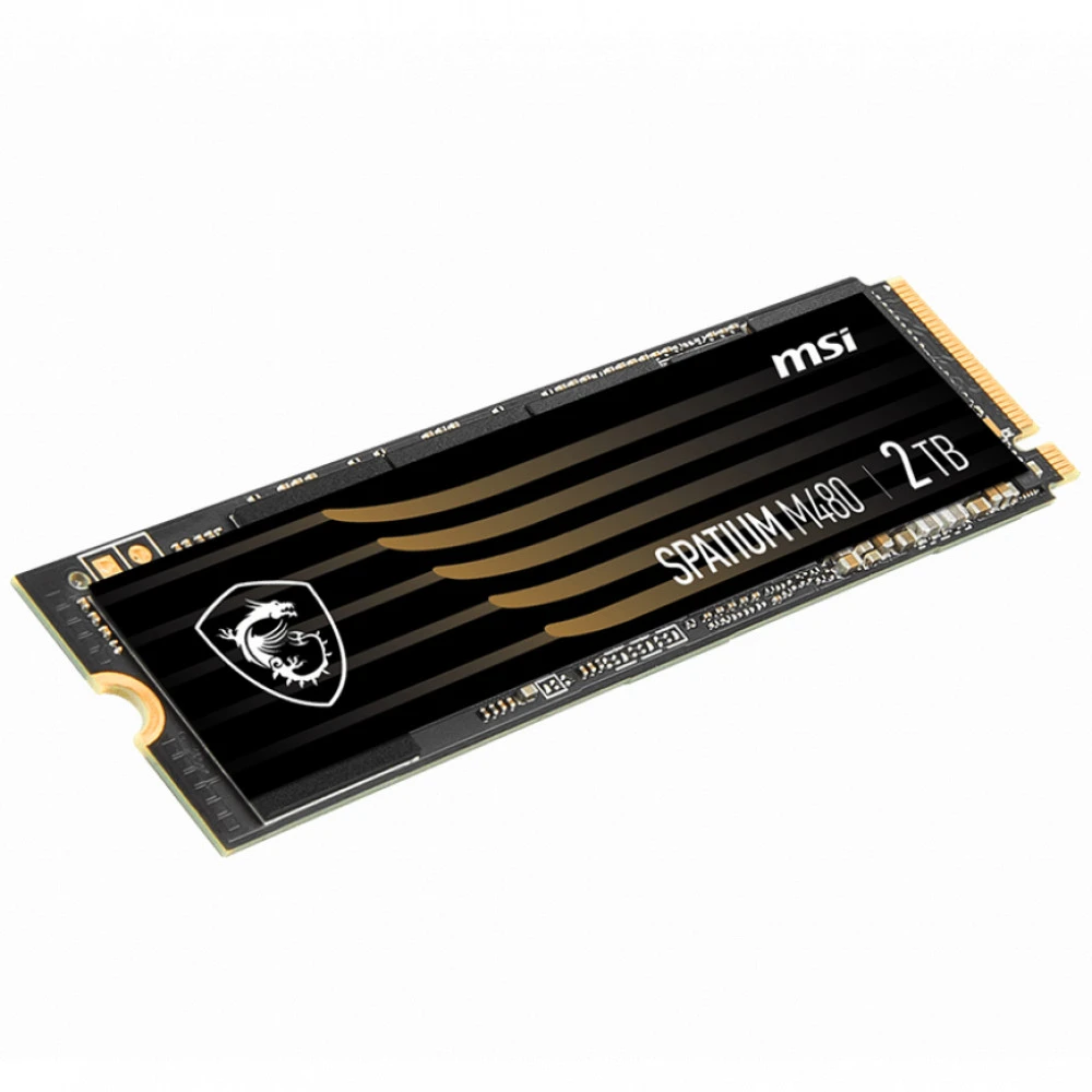 Жесткий диск MSI SPATIUM M480 SPATIUM M480 PCIe 4.0 NVMe M.2 2TB SSD (твердотельные), 2 ТБ, M.2