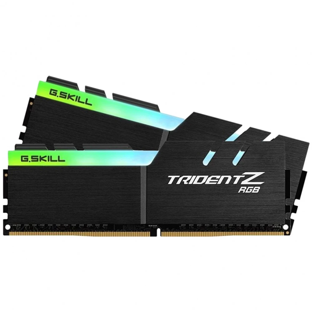 ОЗУ G.Skill TridentZ RGB 32GB F4-3000C16D-32GTZR DIMM, DDR4, 32 Гб (2 х 16 Гб), 3000 МГц