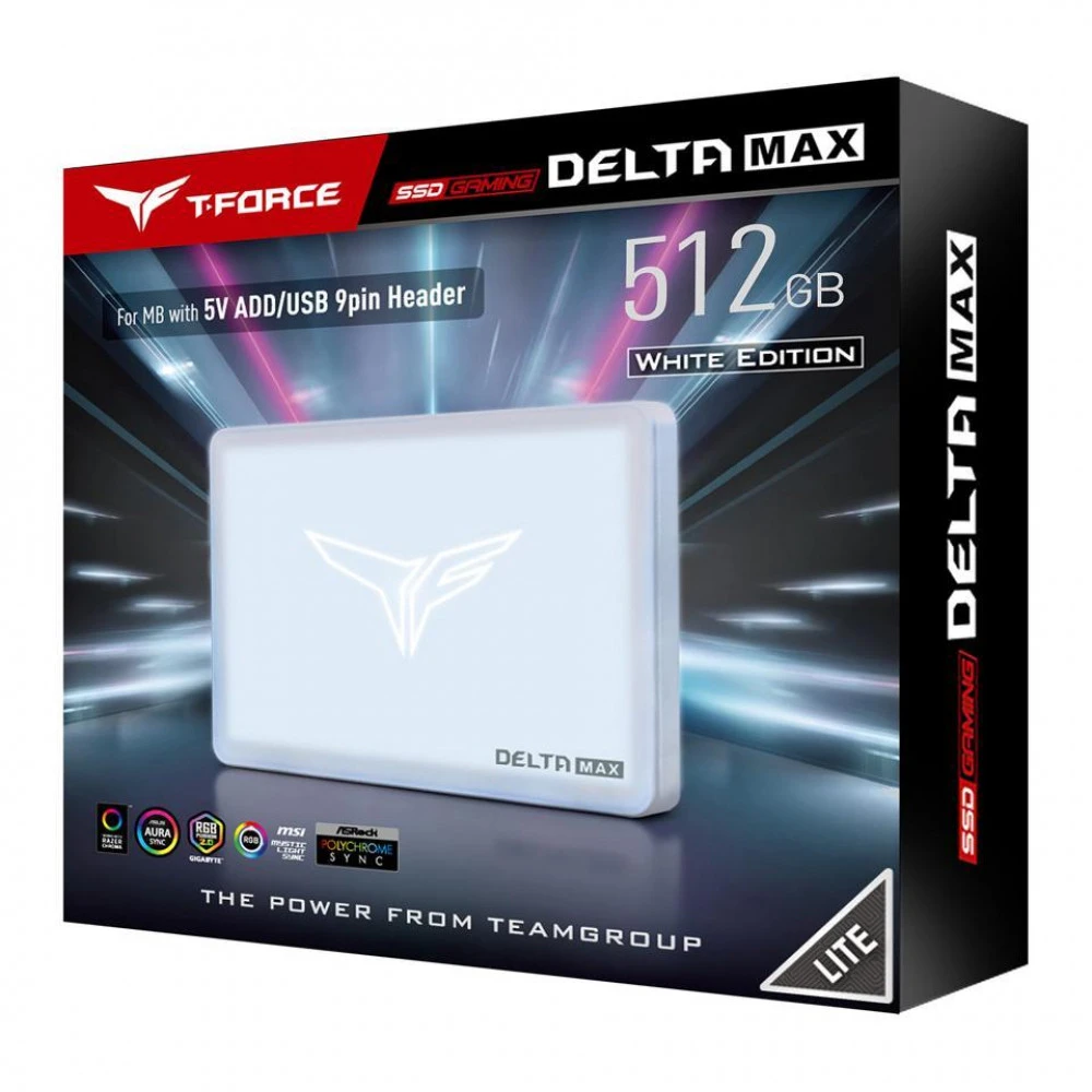 Жесткий диск Team Group T-FORCE Delta Max Lite T253TM512G0C425 SSD (твердотельные), 512 ГБ, 2.5 дюйма, SATA