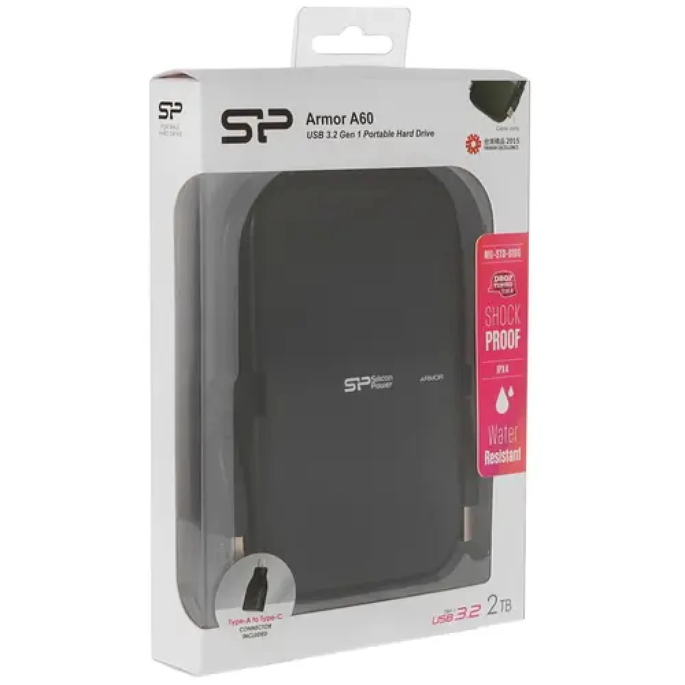 Внешние накопители Silicon Power A60 SP020TBPHDA60SCA 2 ТБ