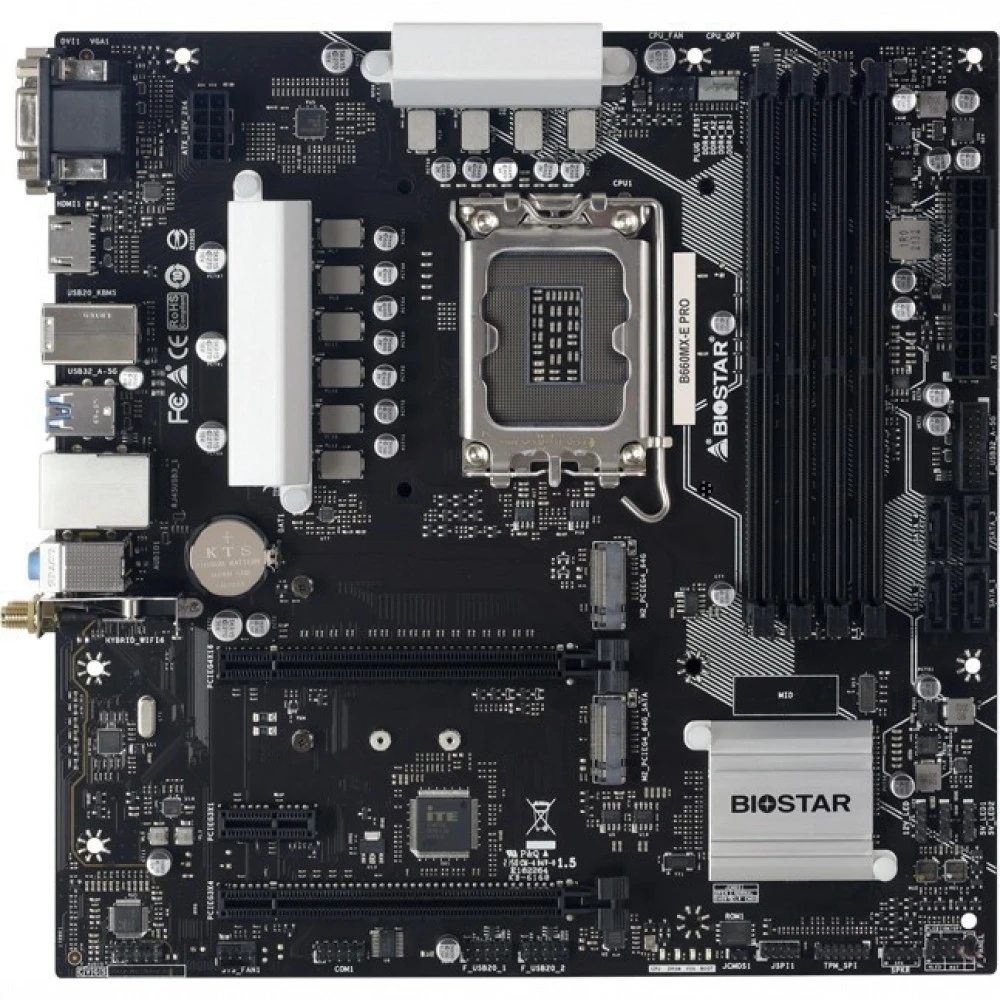Материнская плата BIOSTAR B660MX-E PRO Micro-ATX, LGA 1700