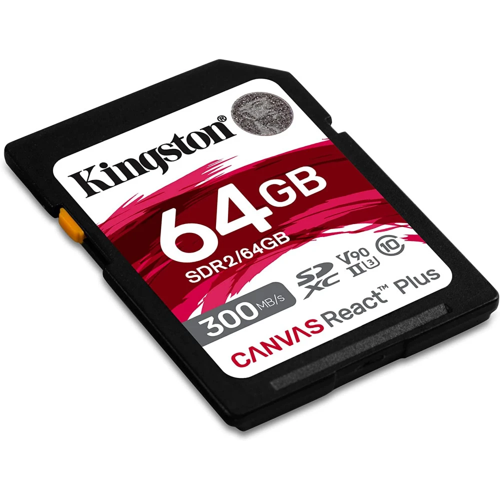 Флеш (Flash) карты Kingston Canvas React Plus SDR2/64GB 64 ГБ
