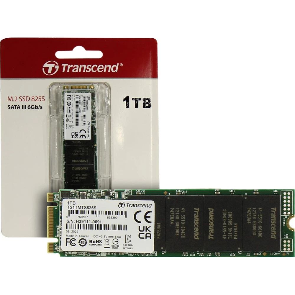 Жесткий диск Transcend MTS825 TS1TMTS825S SSD (твердотельные), 1 ТБ, M.2, SATA