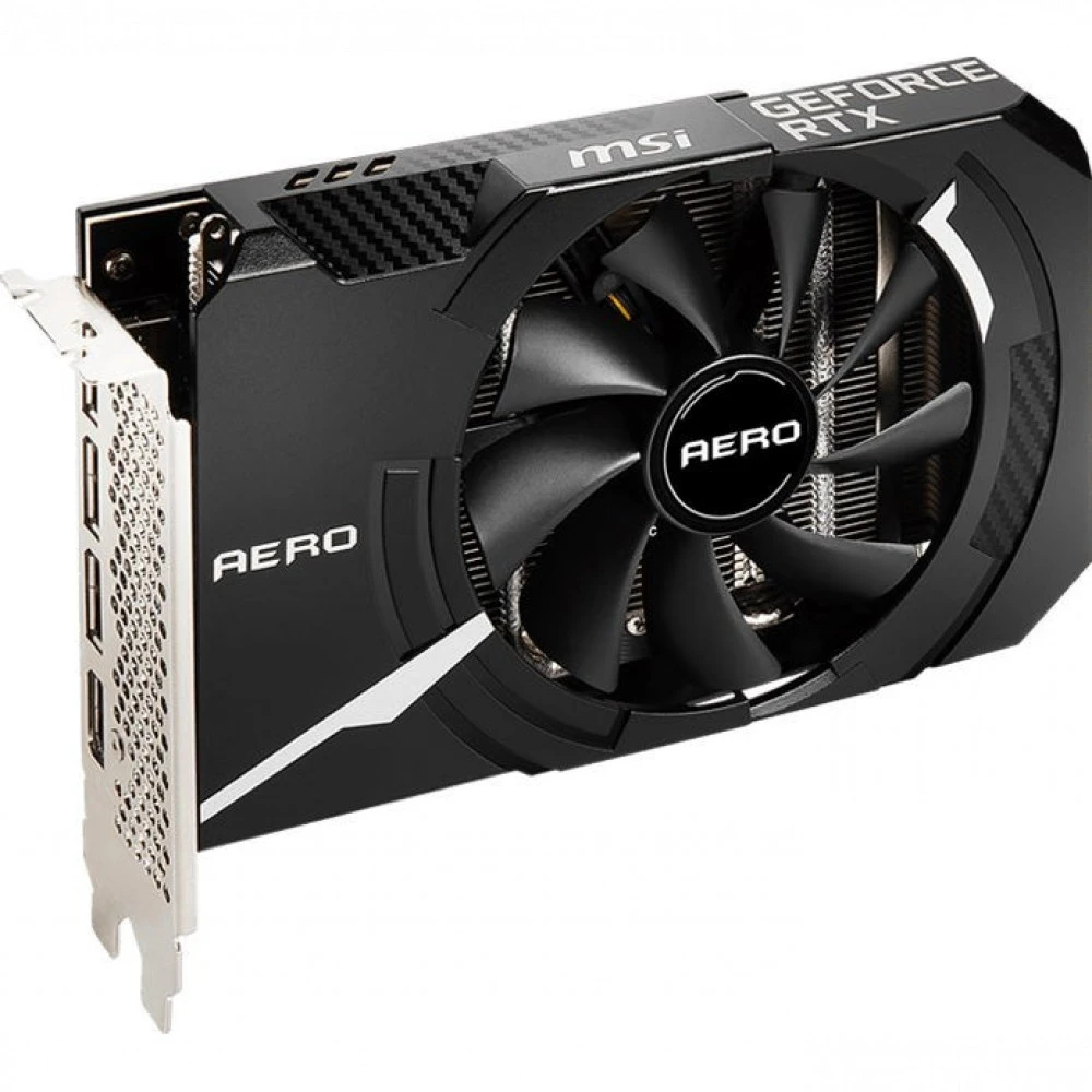 Видеокарта MSI GeForce RTX3050 RTX 3050 AERO ITX 8G OC LHR 8 ГБ