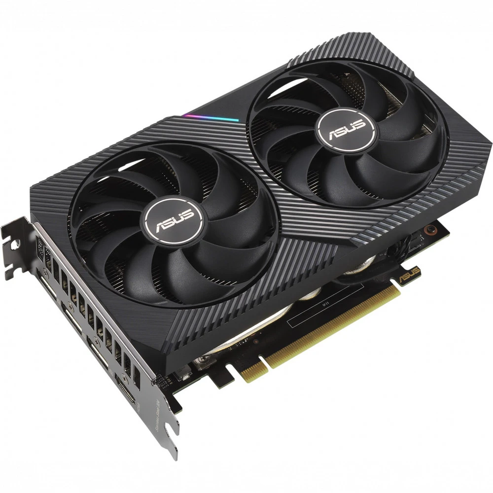 Видеокарта Asus GeForce RTX3060 DUAL-RTX3060-O12G-V2 LHR 12 ГБ