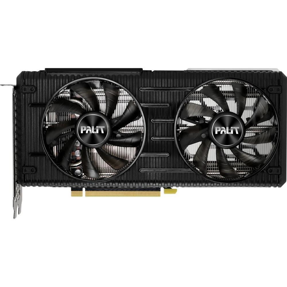 Видеокарта Palit RTX 3060 Ti Dual OC NE6306TS19P2-190AD LHR 8 ГБ