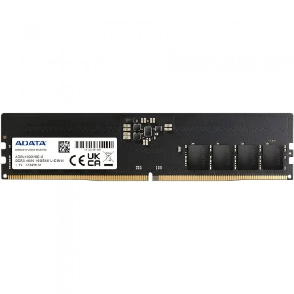 ОЗУ ADATA 16GB AD5U480016G-R/B DIMM, DDR5, 16 Гб, 4800 МГц