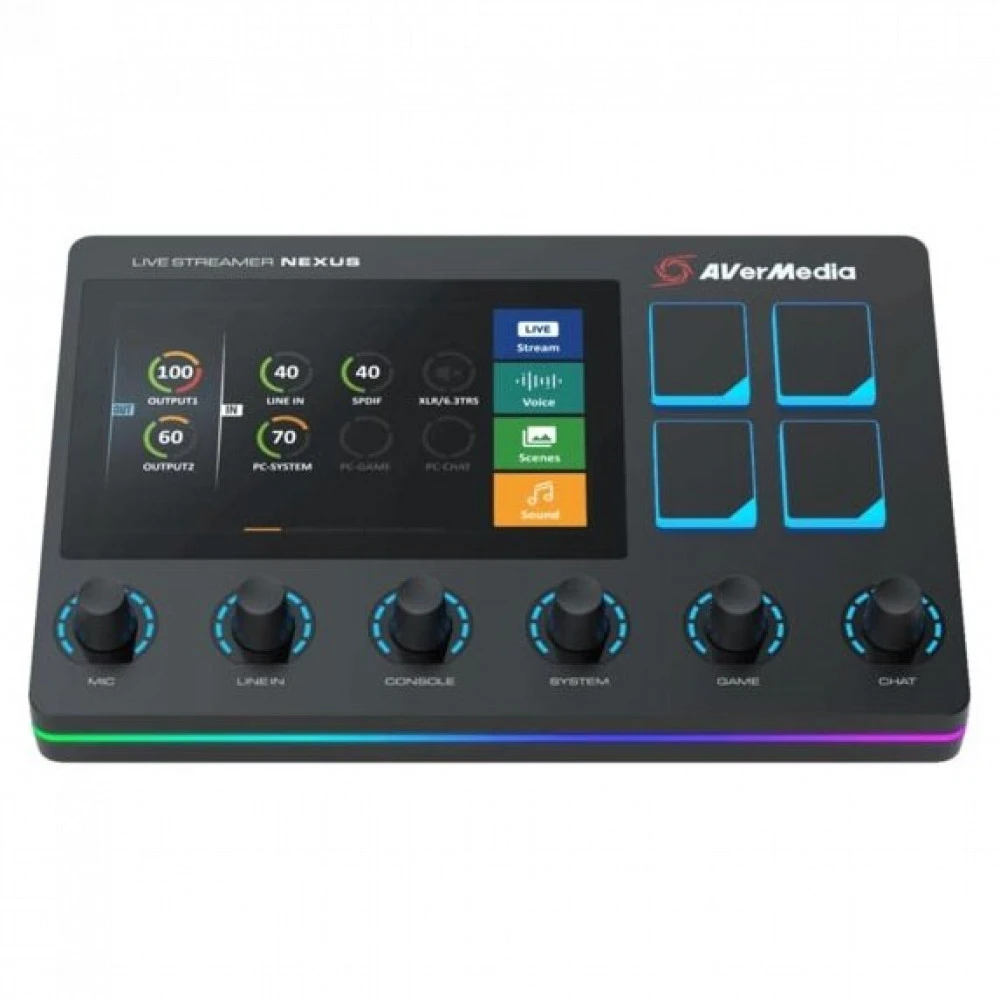 Аксессуар для ПК и Ноутбука AverMedia Live Streamer Nexus AX310 Микшерный пульт