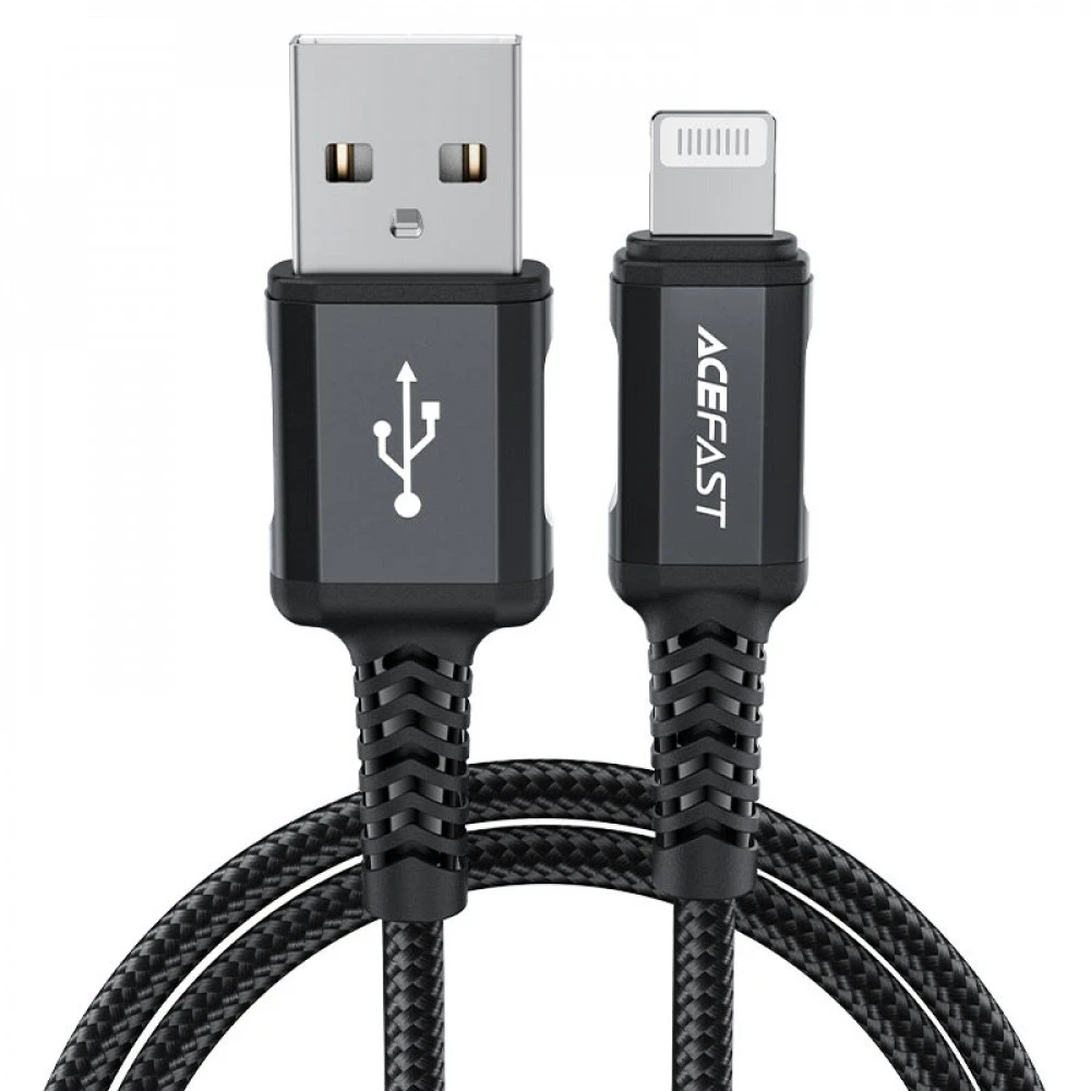 Кабель интерфейсный Acefast AF-C4-02-BK USB Type A - Lightning (8pin)