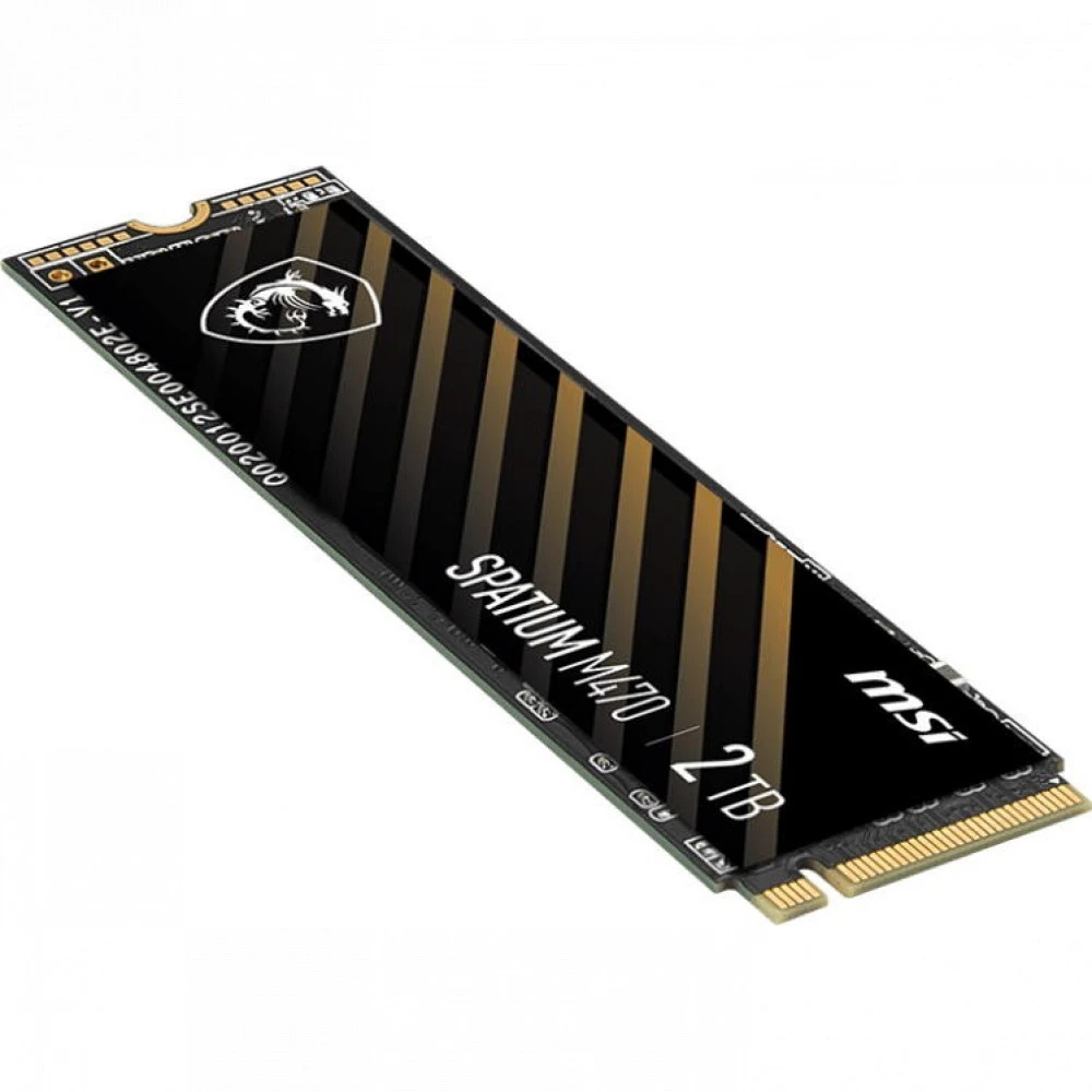 Жесткий диск MSI Spatium M470 SPATIUMM470PCIE4.0NVMEM.2.2TB SSD (твердотельные), 2 ТБ, M.2, PCIe