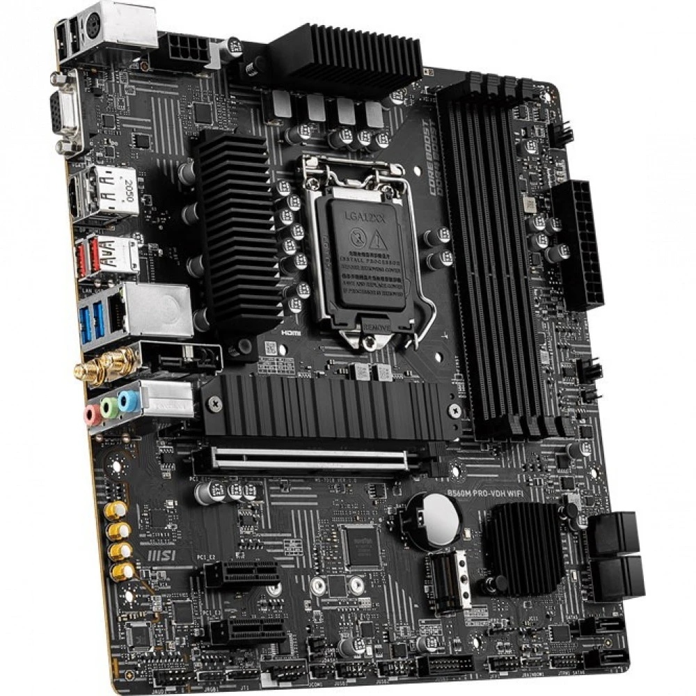 Материнская плата MSI B560M PRO-VDH Wi-Fi B560M PRO-VDH WI-FI Micro-ATX, LGA 1200