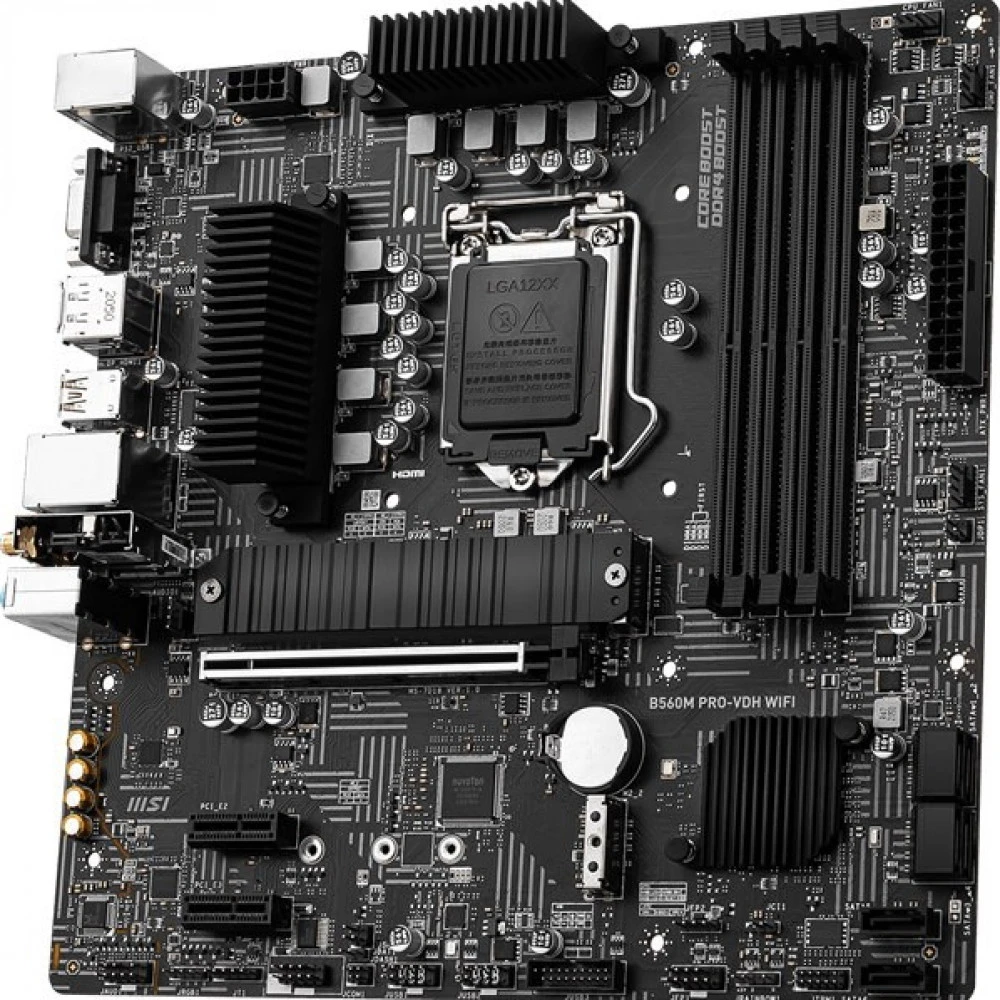 Материнская плата MSI B560M PRO-VDH Wi-Fi B560M PRO-VDH WI-FI Micro-ATX, LGA 1200