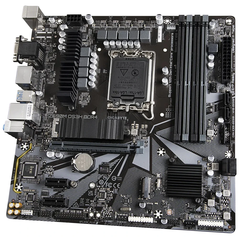 Материнская плата Gigabyte Z690M DS3H DDR4 (REV1.0) Micro-ATX, LGA 1700