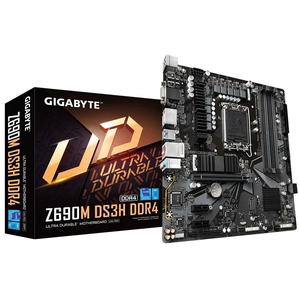 Материнская плата Gigabyte Z690M DS3H DDR4 (REV1.0) Micro-ATX, LGA 1700