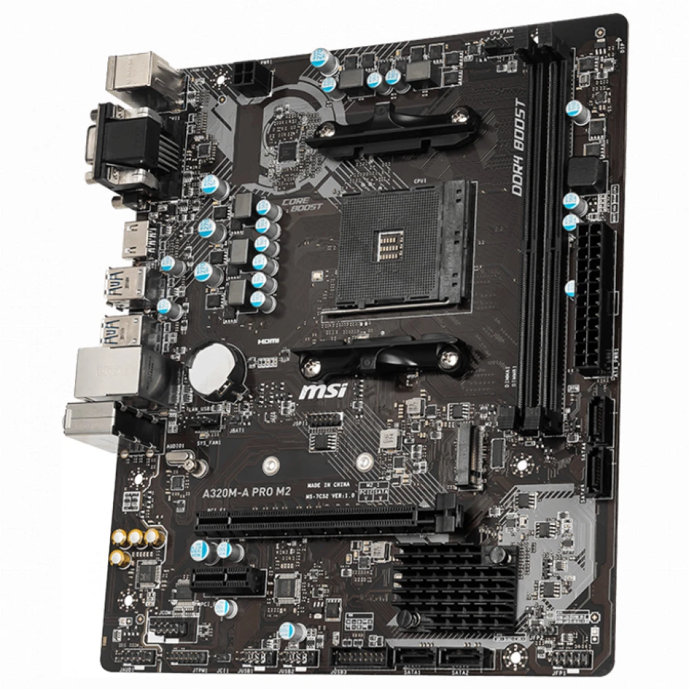 Материнская плата MSI A320M-A PRO M2 Micro-ATX, AMD AM4