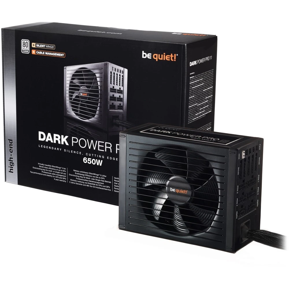 Блок питания be quiet! Dark Power Pro 11 BN250 550 Вт, 80+ Platinum