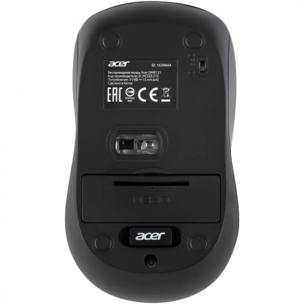 Мышь Acer OMR131 ZL.MCEEE.01E Бюджетные, Беспроводная