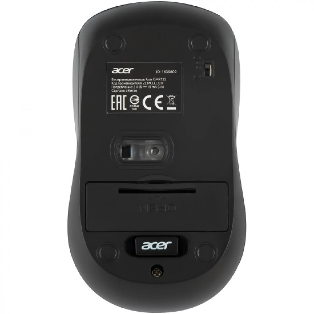 Мышь Acer OMR132 ZL.MCEEE.01F Бюджетные, Беспроводная