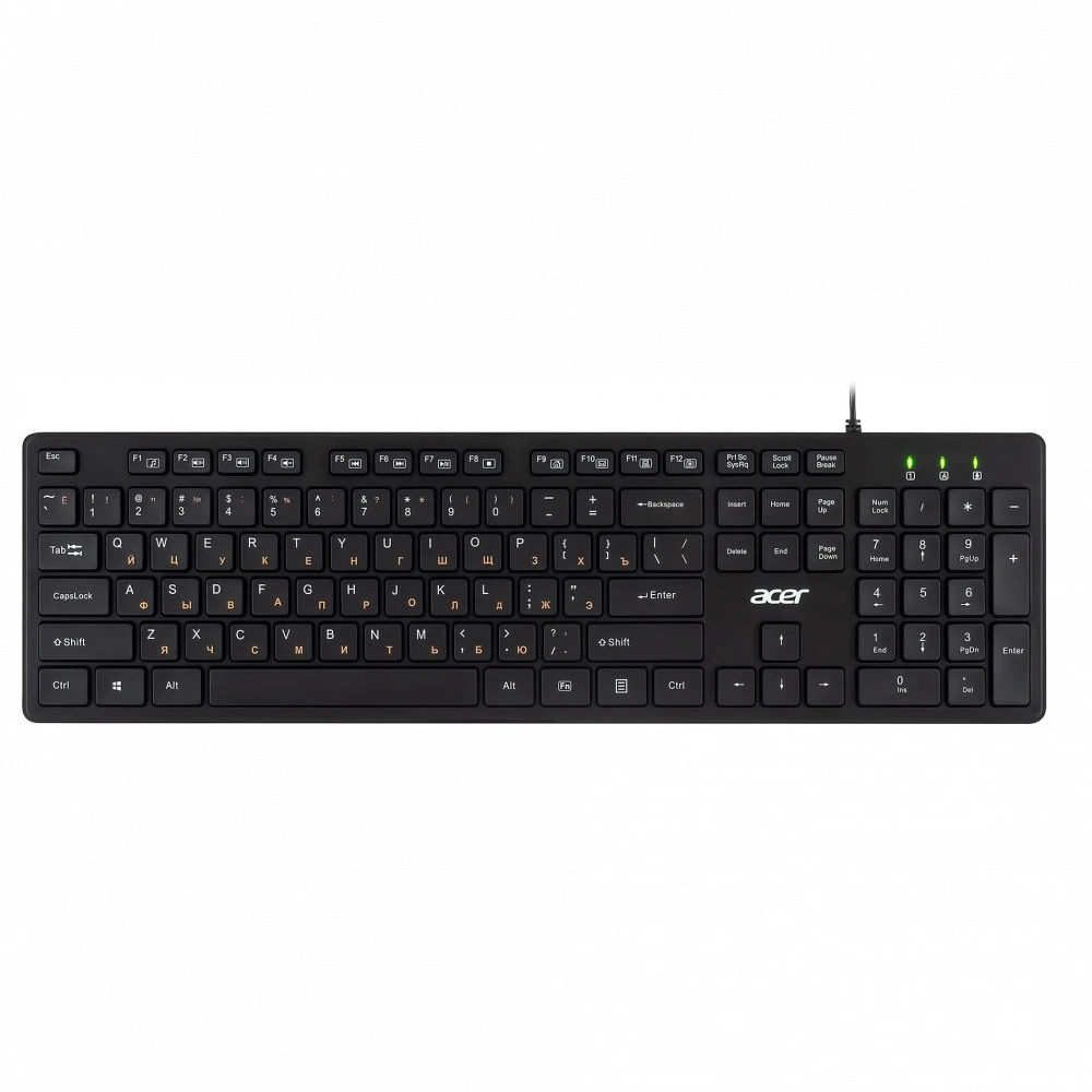 Клавиатура Acer OKW122 ZL.KBDEE.00C Проводная, USB