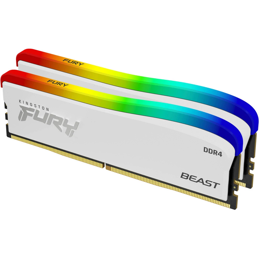 ОЗУ Kingston Fury Beast RGB KF436C18BWAK2/32 DIMM, DDR4, 32 Гб (2 х 16 Гб), 3600 МГц