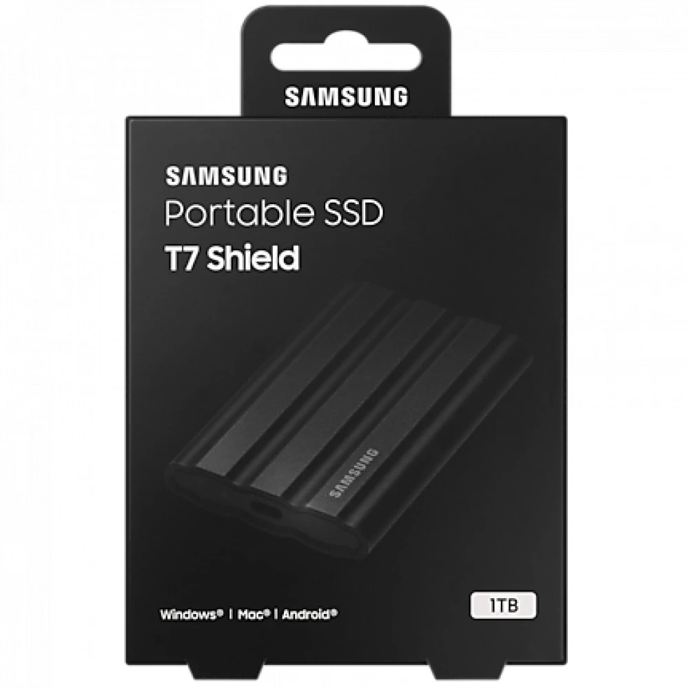 Внешние накопители Samsung External SSD T7 Shield Black MU-PE1T0S/WW 1 ТБ
