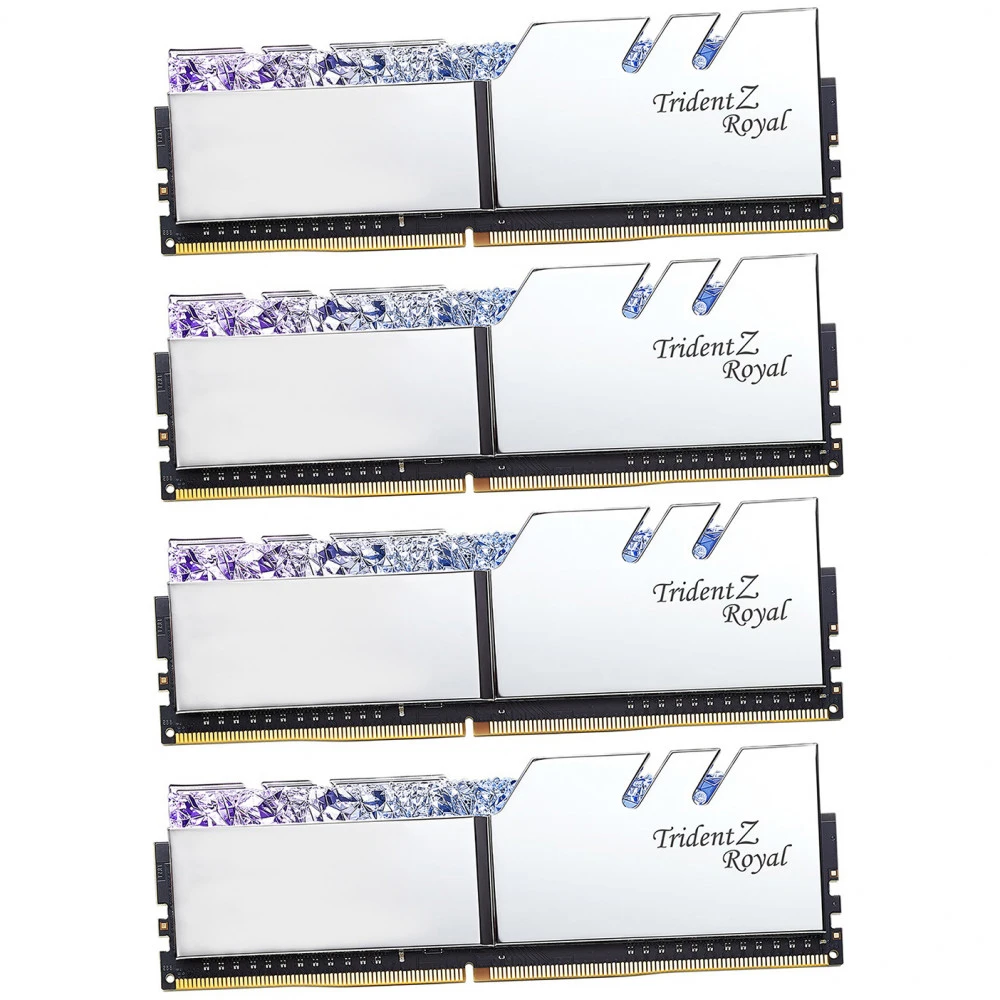 ОЗУ G.Skill Trident Z Royal 64 GB F4-3600C18Q-64GTRS DIMM, DDR4, 64 Гб (4 х 16 Гб), 3600 МГц