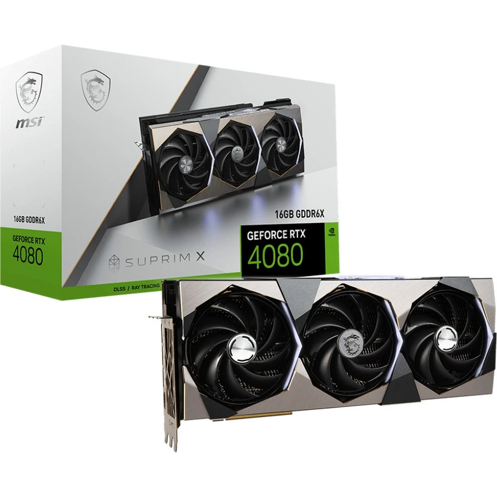 Видеокарта MSI RTX 4080 Suprim X RTX 4080 16GB SUPRIM X 16 ГБ