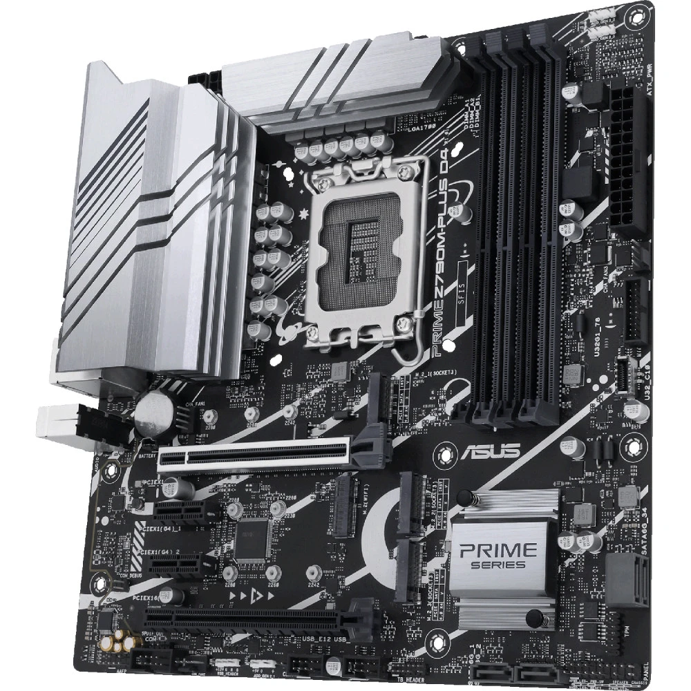 Материнская плата Asus PRIME Z790M-PLUS DDR4 90MB1D20-M0EAY0 Micro-ATX, LGA 1700