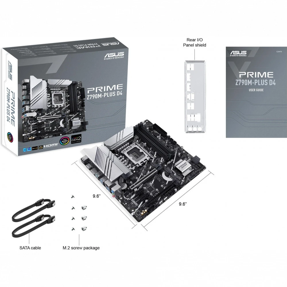 Материнская плата Asus PRIME Z790M-PLUS DDR4 90MB1D20-M0EAY0 Micro-ATX, LGA 1700