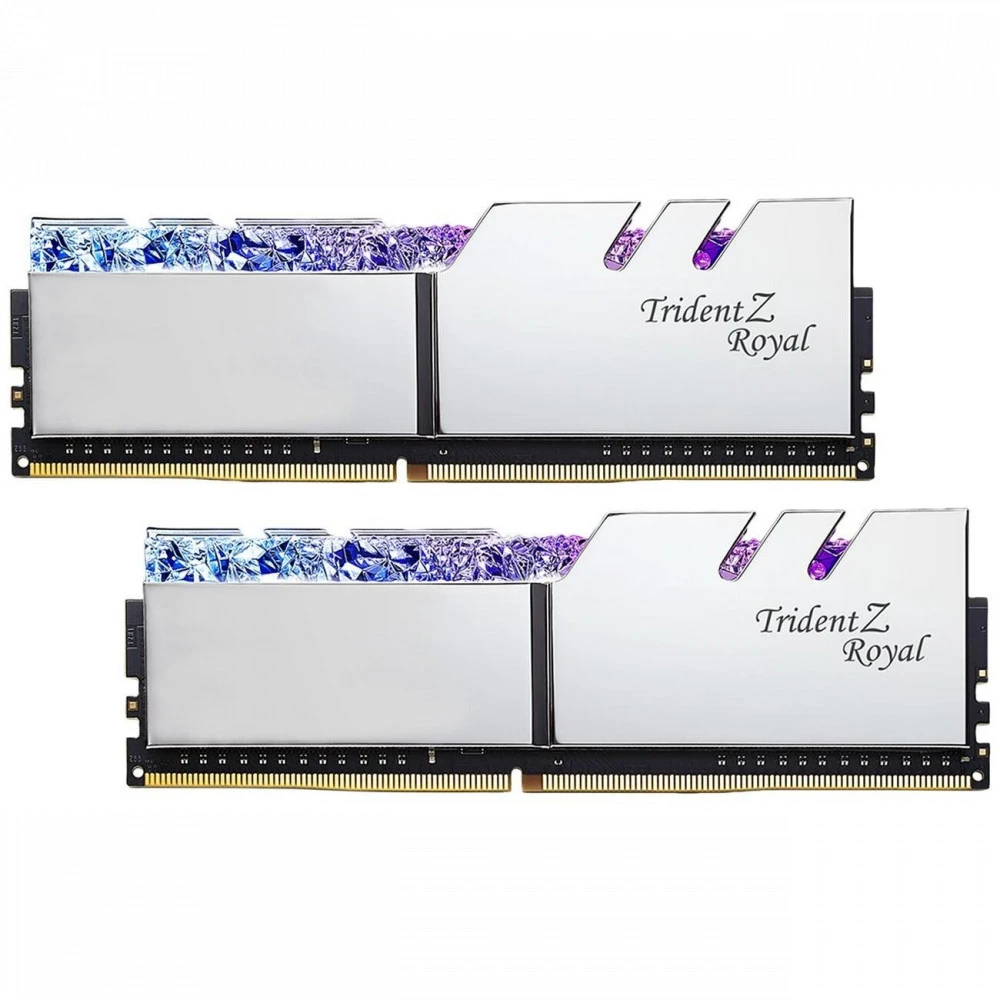 ОЗУ G.Skill Trident Z Royal F4-3600C18D-64GTRS DIMM, DDR4, 64 Гб (2 х 32 Гб), 3600 МГц