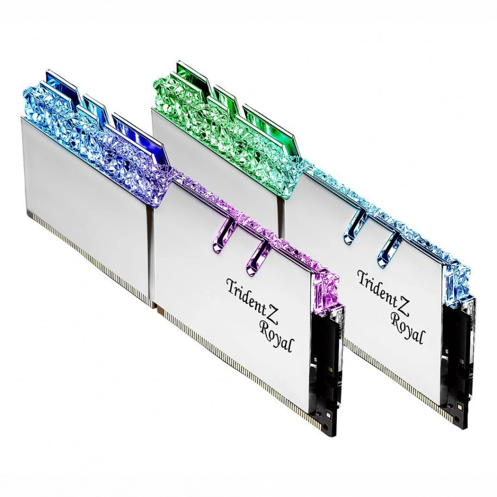 ОЗУ G.Skill Trident Z Royal F4-3600C18D-64GTRS DIMM, DDR4, 64 Гб (2 х 32 Гб), 3600 МГц