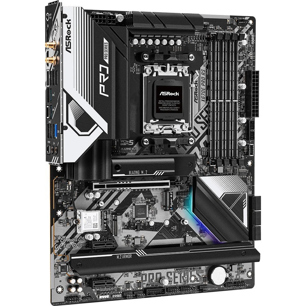Материнская плата ASRock X670E PRO RS 90-MXBJ70-A0UAYZ ATX, AMD AM5