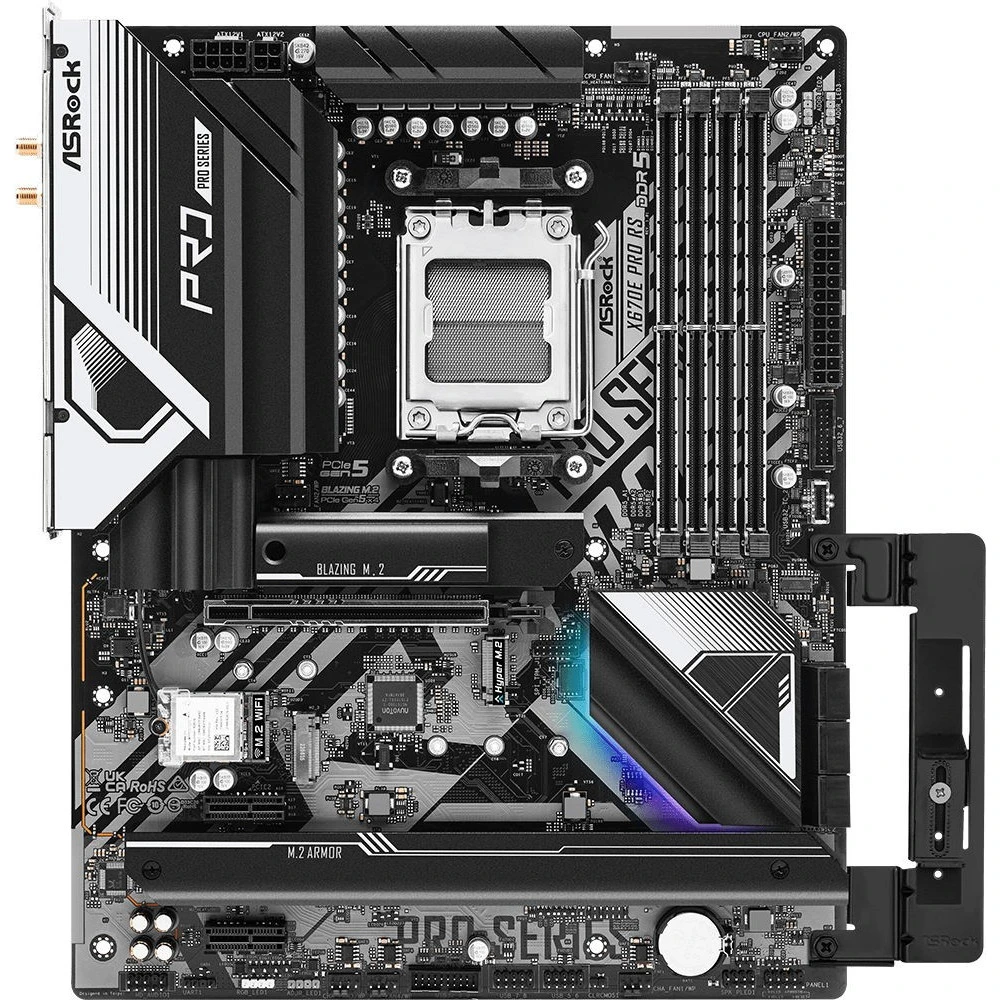 Материнская плата ASRock X670E PRO RS 90-MXBJ70-A0UAYZ ATX, AMD AM5