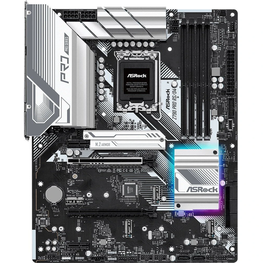 Материнская плата ASRock Z790 Pro RS/D4 90-MXBJL0-A0UAYZ ATX, LGA 1700