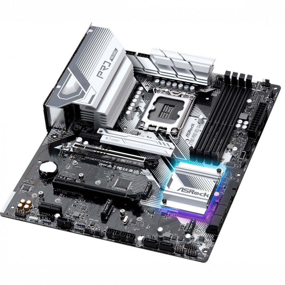 Материнская плата ASRock Z790 Pro RS/D4 90-MXBJL0-A0UAYZ ATX, LGA 1700