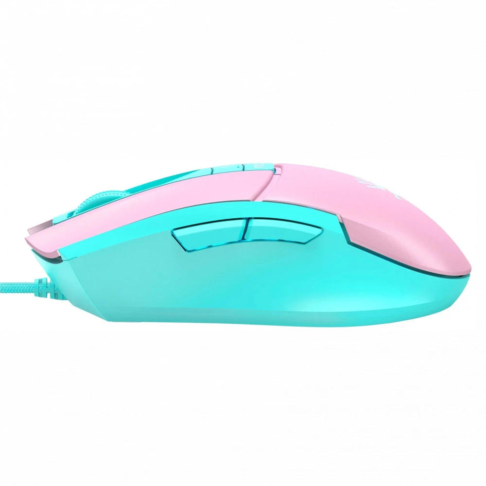 Мышь A4Tech Bloody L65 Max розовый, голубой L65 MAX/SKY PINK Игровые, Проводная