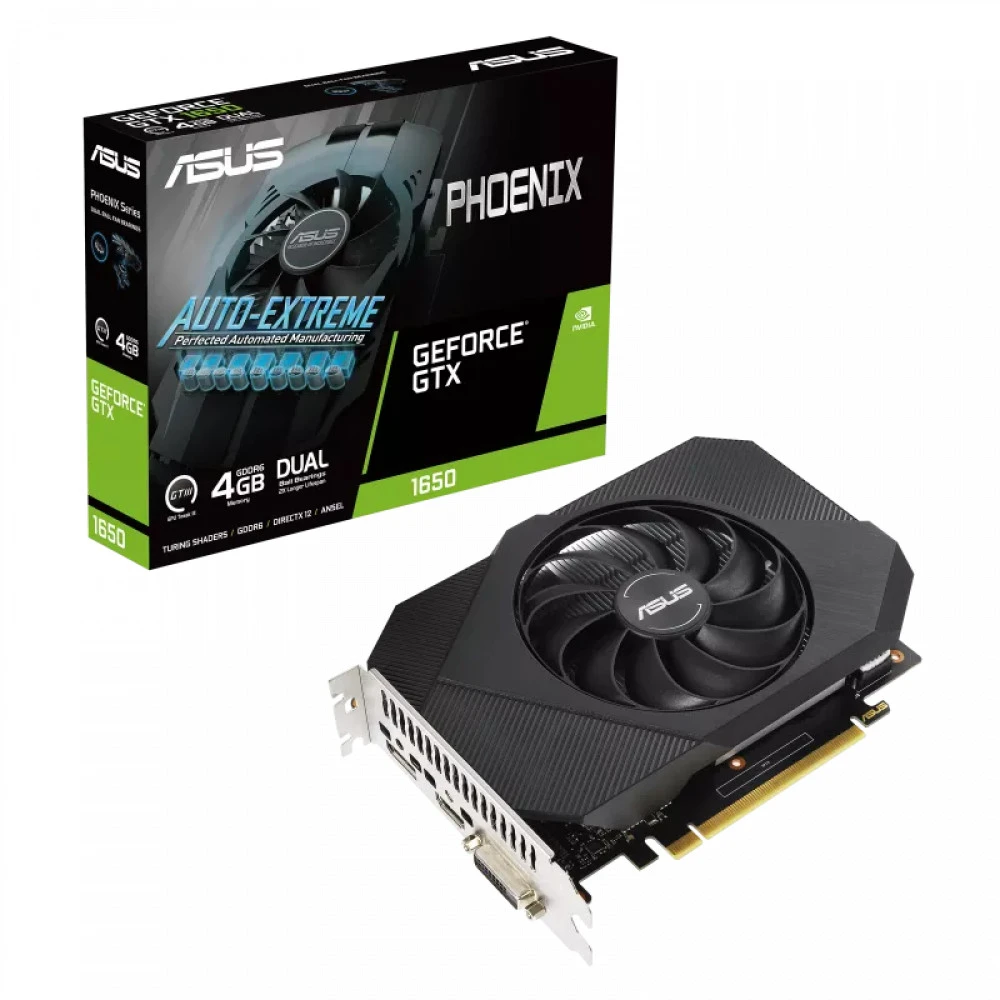 Видеокарта Asus Phoenix GeForce GTX 1650 PH-GTX1650-O4GD6-P-V2 4 ГБ