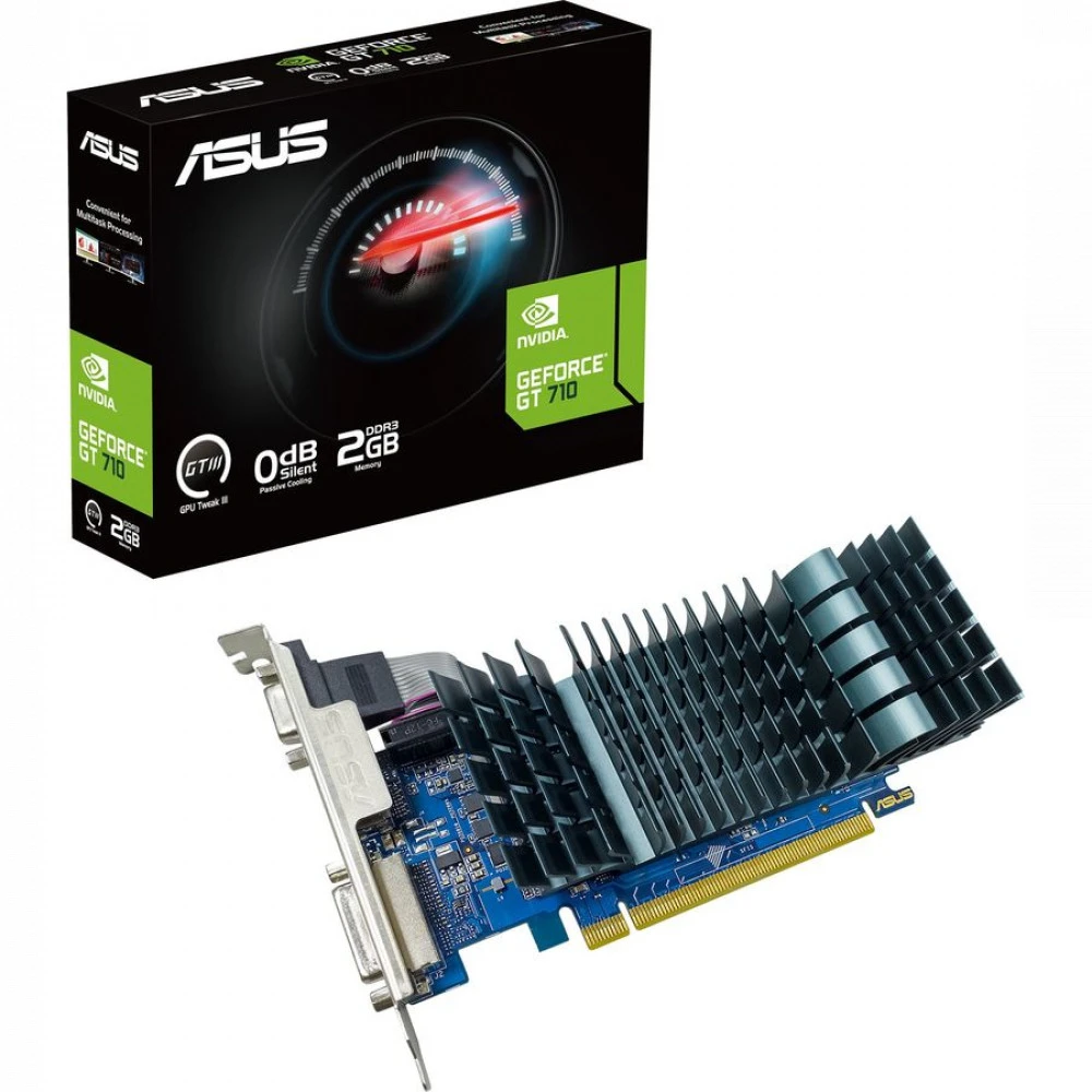 Видеокарта Asus NVIDIA GeForce GT 710 GT710-SL-2GD3-BRK-EVO 2 ГБ
