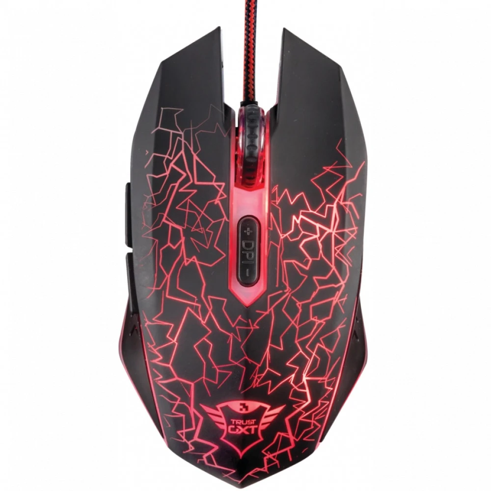Мышь Trust GXT 105 Izza Illuminated Gaming 21683 Игровые, Проводная