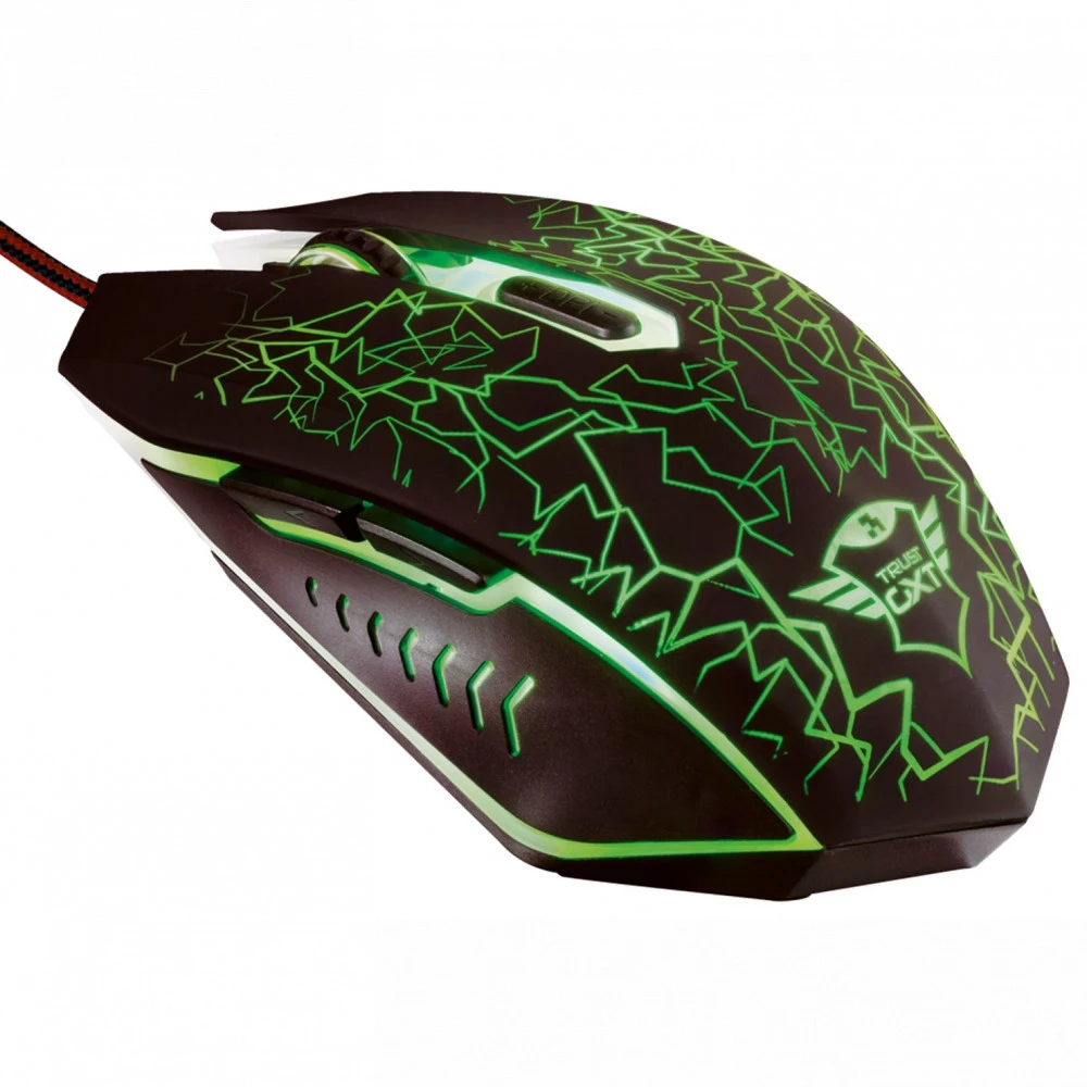 Мышь Trust GXT 105 Izza Illuminated Gaming 21683 Игровые, Проводная