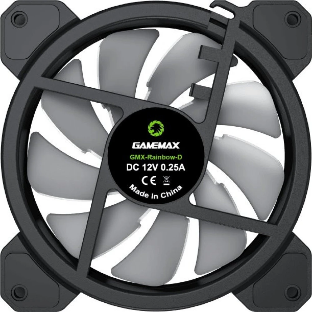 Система охлаждения GameMax FN-12Rainbow-D ARGB FN-12RAINBOW-D ARGB Для системного блока