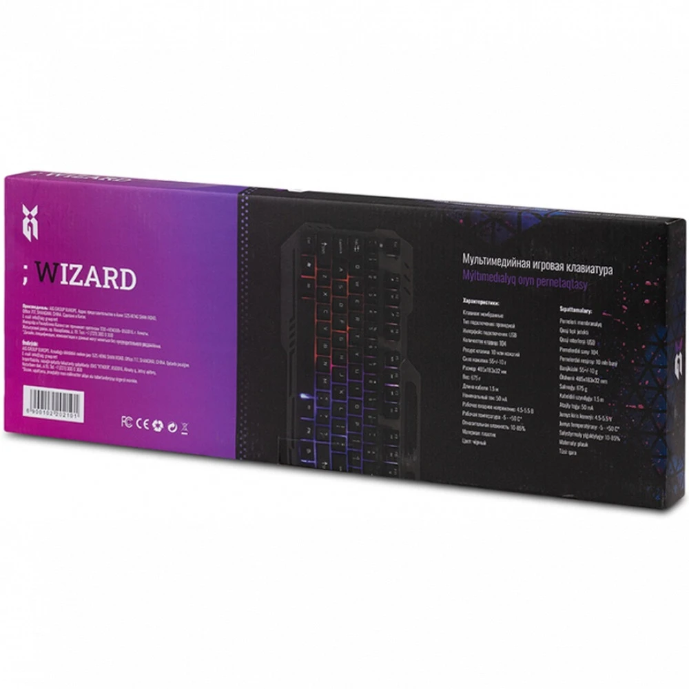 Клавиатура X-Game Wizard Проводная, USB